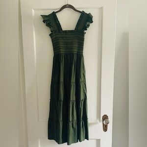 Hill House Home Dark Green Sleeveless Nap Dress